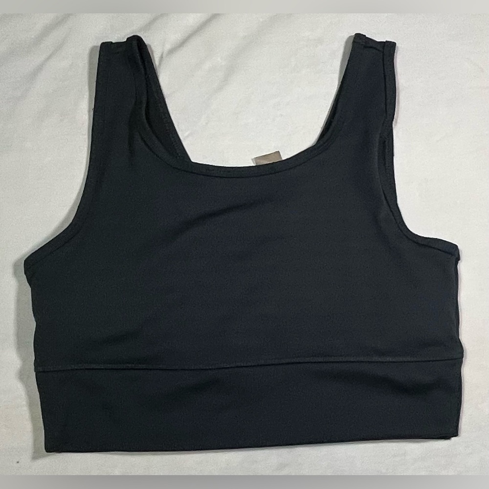 All in Motion Black Scoop Neck Sports Bra